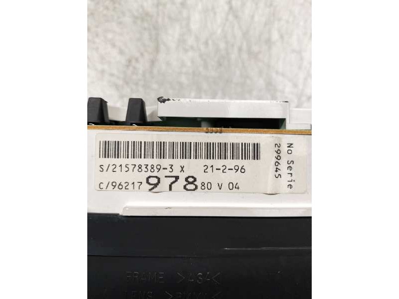 Recambio de cuadro instrumentos para citroen xantia berlina 1.9 d armonia referencia OEM IAM 9621797880 215783893 