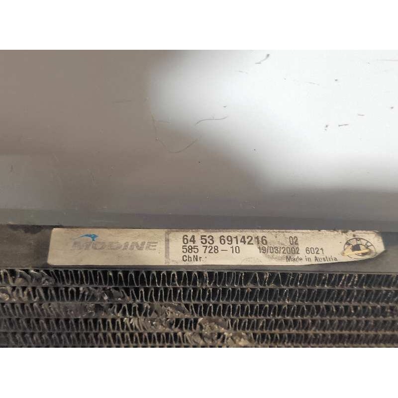 Recambio de condensador / radiador aire acondicionado para bmw x5 (e53) 3.0d referencia OEM IAM 64536914216 585725810 