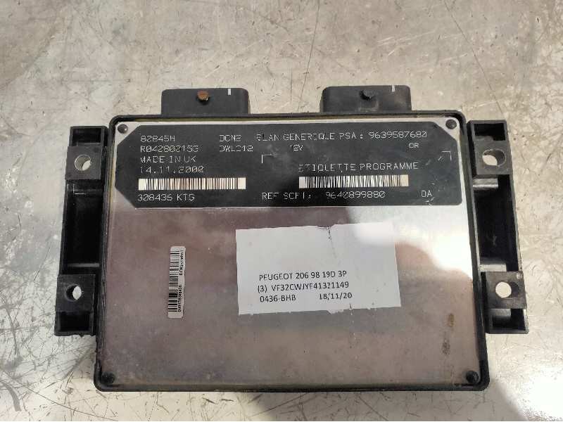 Recambio de centralita motor uce para peugeot 206 berlina xt referencia OEM IAM R04080015G 9640899880 9639587680 80845H LUCAS