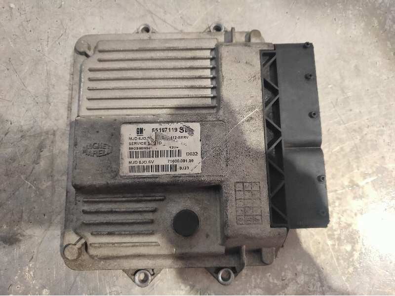 Recambio de centralita motor uce para opel corsa c enjoy referencia OEM IAM 55197119 MJD6J0SV SE 7160009100