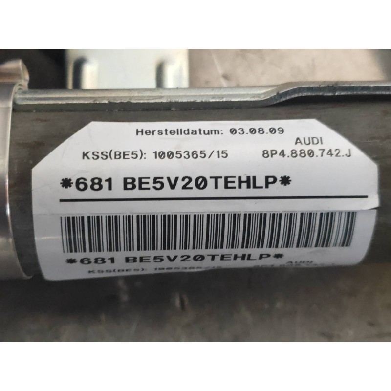 Recambio de airbag cortina delantero derecho para audi a3 (8p) 1.9 tdi limited edition referencia OEM IAM 8P4880742J  8P3880742E