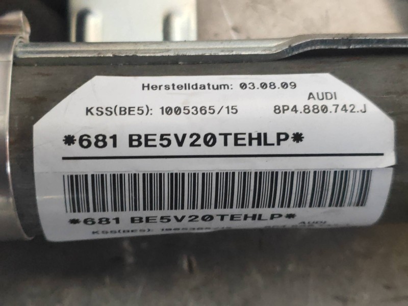 Recambio de airbag cortina delantero derecho para audi a3 (8p) 1.9 tdi limited edition referencia OEM IAM 8P4880742J  8P3880742E