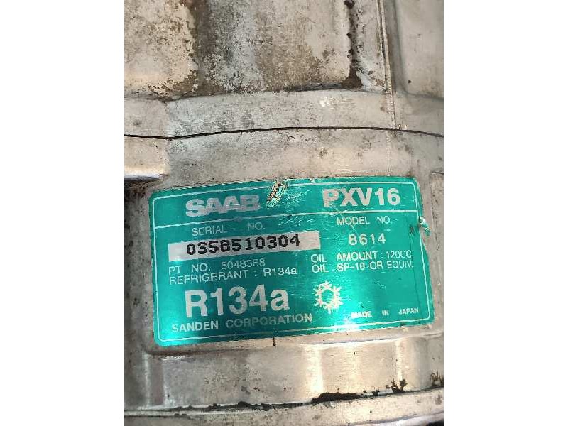 Recambio de compresor aire acondicionado para saab 9-5 familiar 3.0 v6 tid cat referencia OEM IAM PXV168614 0358510304 SANDEN
