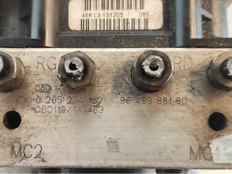 Recambio de abs para peugeot 307 break/sw (s2) sw xsi referencia OEM IAM 0265234152 9649988180 0265950374 BOSCH