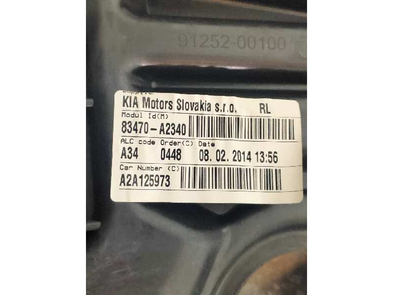 Recambio de elevalunas trasero izquierdo para kia cee´d concept referencia OEM IAM 83470A2340 83450A2010 DONGYANG