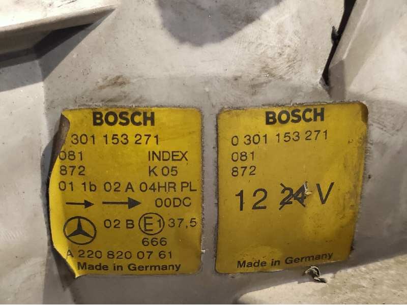 Recambio de faro izquierdo para mercedes clase s (w220) berlina 500 (220.075) referencia OEM IAM 0301153271 A2208200761 22082037