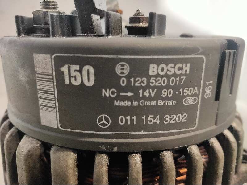 Recambio de alternador para mercedes clase s (w220) berlina 500 (220.075) referencia OEM IAM 0123520017 0111543202 012154130280 