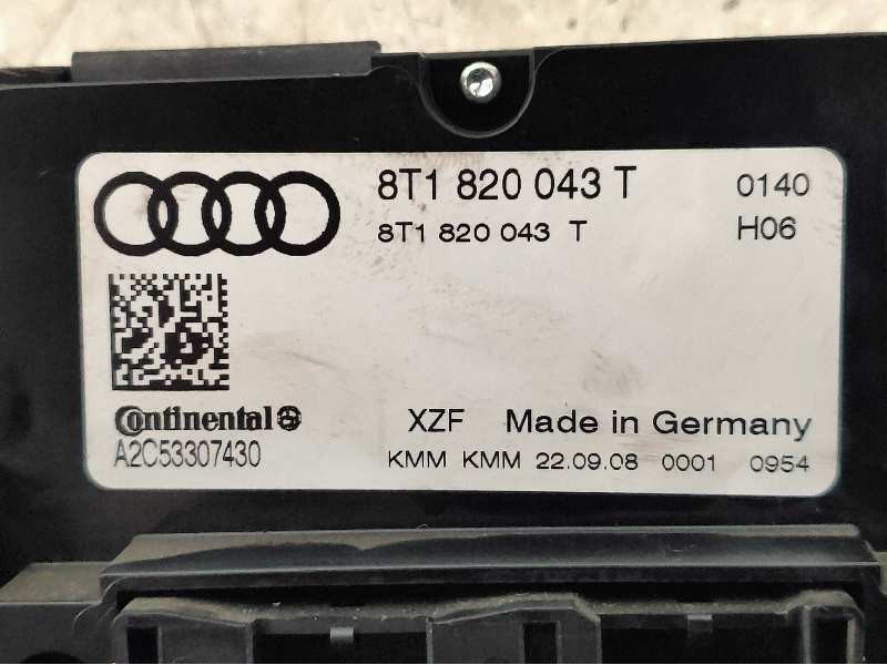 Recambio de mando calefaccion / aire acondicionado para audi a4 ber. (b8) básico referencia OEM IAM 8T1820043T A2C53307430 CONTI