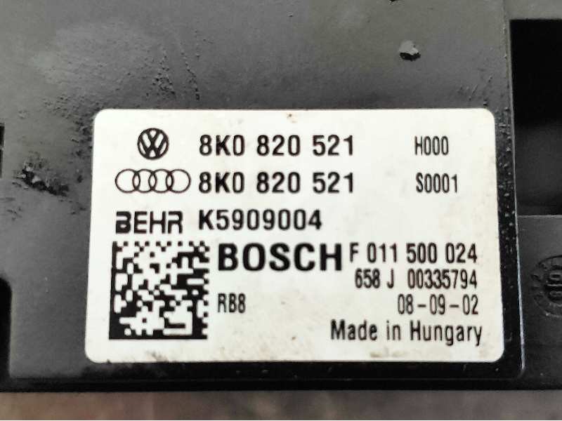 Recambio de resistencia calefaccion para audi a4 ber. (b8) básico referencia OEM IAM 8K0820521  
