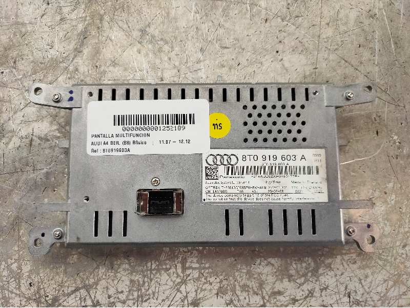 Recambio de pantalla multifuncion para audi a4 ber. (b8) básico referencia OEM IAM 8T0919603A  PANASONIC