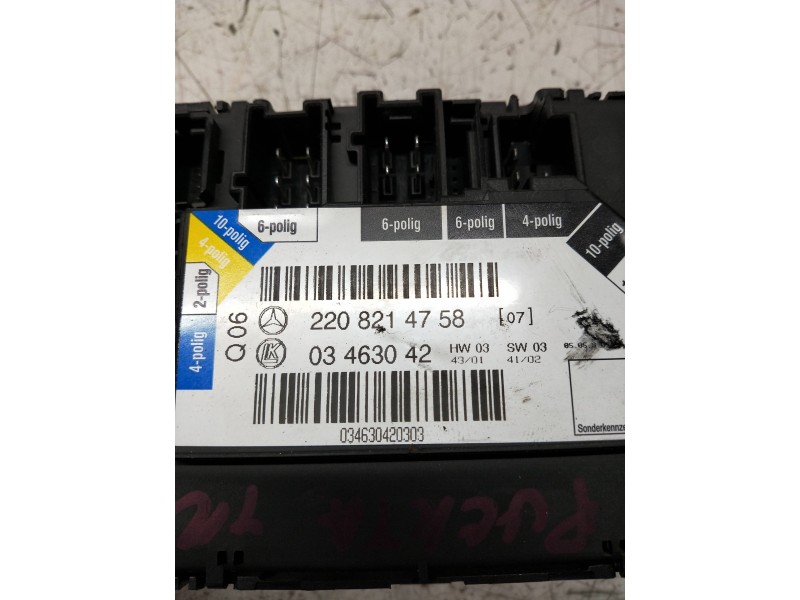 Recambio de mando multifuncion para mercedes clase s (w220) berlina 500 (220.075) referencia OEM IAM 03463042 2208214758 