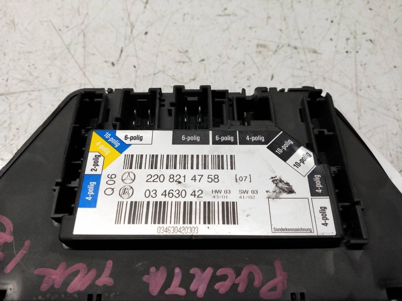 Recambio de mando multifuncion para mercedes clase s (w220) berlina 500 (220.075) referencia OEM IAM 03463042 2208214758 