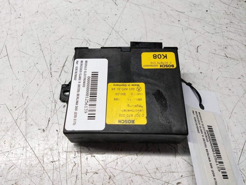 Recambio de modulo electronico para mercedes clase s (w220) berlina 500 (220.075) referencia OEM IAM 0307870002 2208203026 
