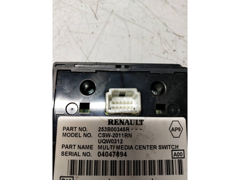 Recambio de mando multifuncion para renault megane iii coupe renault sport referencia OEM IAM 253B00345R  