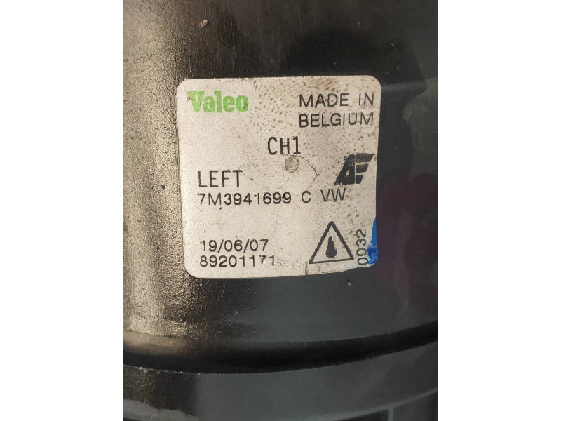 Recambio de faro antiniebla izquierdo para seat alhambra (7v9) reference referencia OEM IAM 7M3941699 89201171 