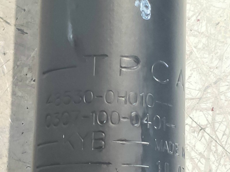 Recambio de amortiguador trasero derecho para toyota aygo (kgb/wnb) 1.0 cat referencia OEM IAM 485300H010 0307100401 