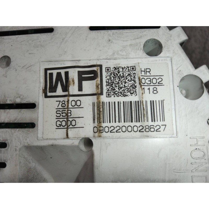 Recambio de cuadro instrumentos para honda civic berlina 4 hybrid ima (es) 1.3 i-dsi ima referencia OEM IAM 78100S5BG000 HR03021