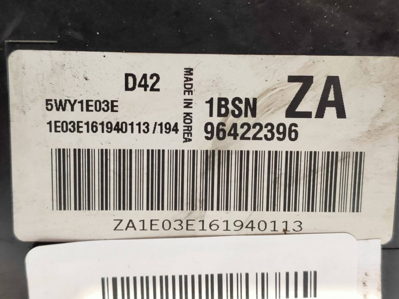 Recambio de centralita motor uce para chevrolet lacetti cdx referencia OEM IAM 5WY1E03E 96422396 D42 1BSN ZA