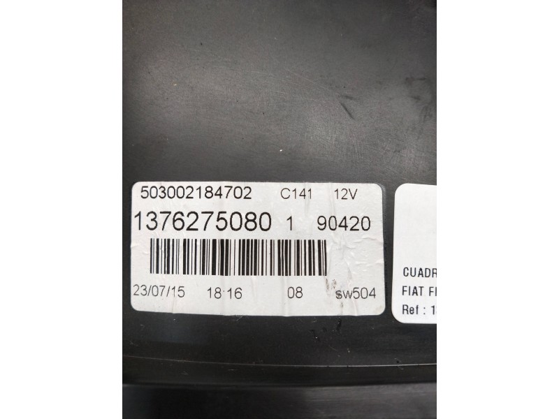 Recambio de cuadro instrumentos para fiat fiorino básico referencia OEM IAM 1376275080 1 90420 503002184702