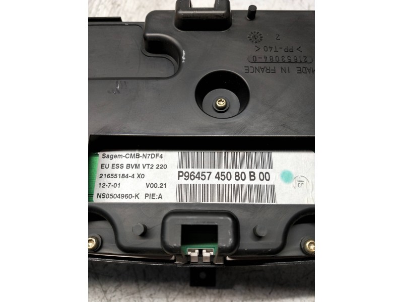 Recambio de cuadro instrumentos para citroen xsara coupe 1.6i 16v vts referencia OEM IAM P9645745080 B00 