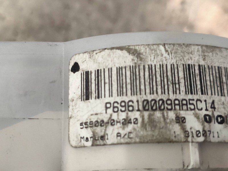 Recambio de mando calefaccion / aire acondicionado para toyota aygo (kgb/wnb) 1.0 cat referencia OEM IAM 559000H040  