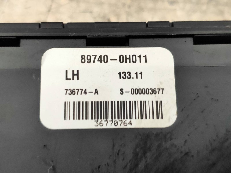 Recambio de modulo electronico para toyota aygo (kgb/wnb) 1.0 cat referencia OEM IAM 897400H011 736774A 