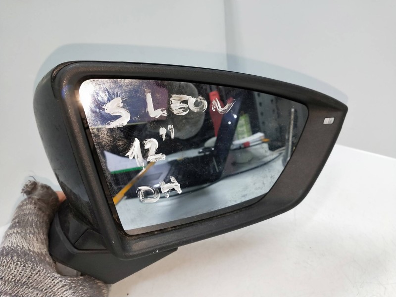 Recambio de retrovisor derecho para seat leon (5f1) 1.6 tdi referencia OEM IAM   ELECTRICO