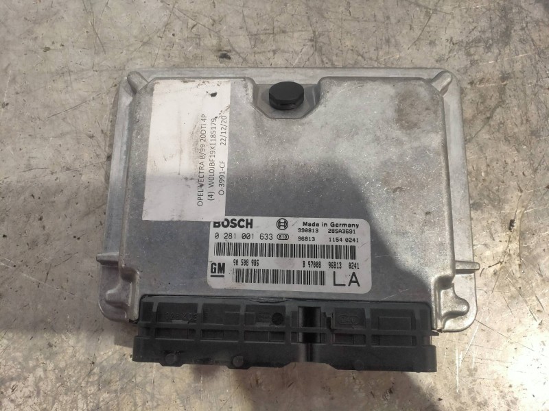 Recambio de centralita motor uce para opel vectra b berlina comfort referencia OEM IAM 0281001633 90508986 28SA3691 BOSCH