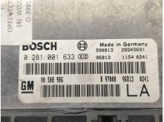 Recambio de centralita motor uce para opel vectra b berlina comfort referencia OEM IAM 0281001633 90508986 28SA3691 BOSCH 2