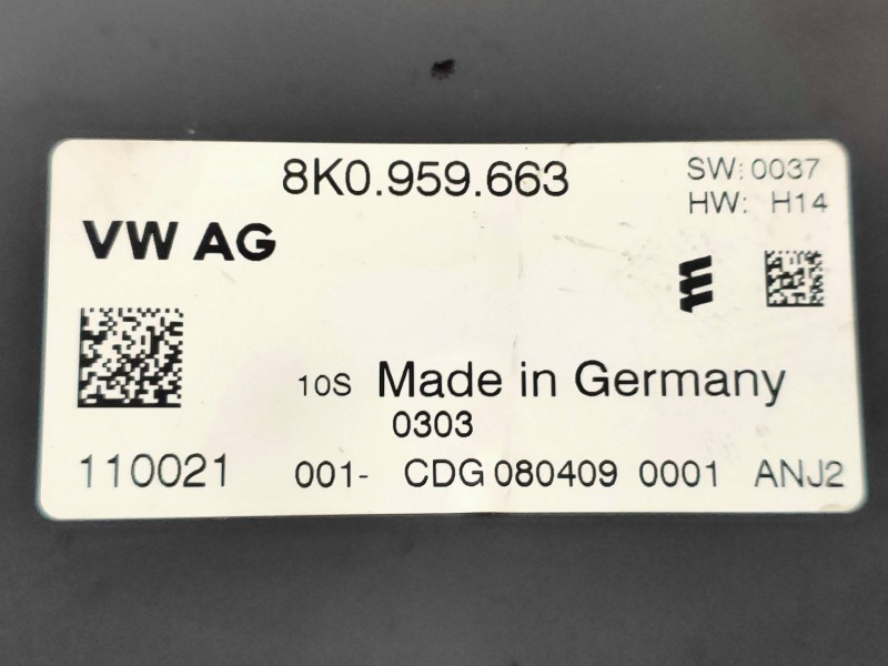 Recambio de modulo electronico para audi a4 ber. (b8) 2.0 16v tdi referencia OEM IAM 8K0959663  