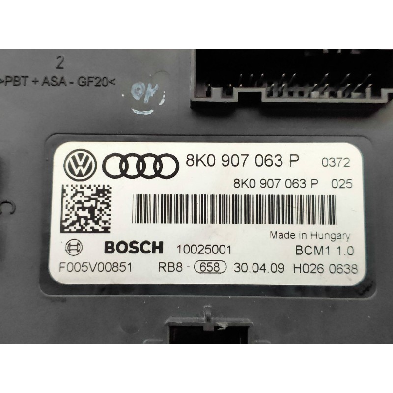 Recambio de modulo electronico para audi a4 ber. (b8) 2.0 16v tdi referencia OEM IAM 8K0907063P F005V00851 10025001 BOSCH
