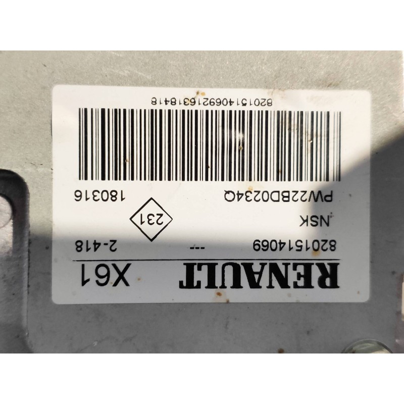 Recambio de columna direccion para mercedes citan (w415) combi 109 cdi lang (a2) (415703) referencia OEM IAM 8201514069 EA9CEC01