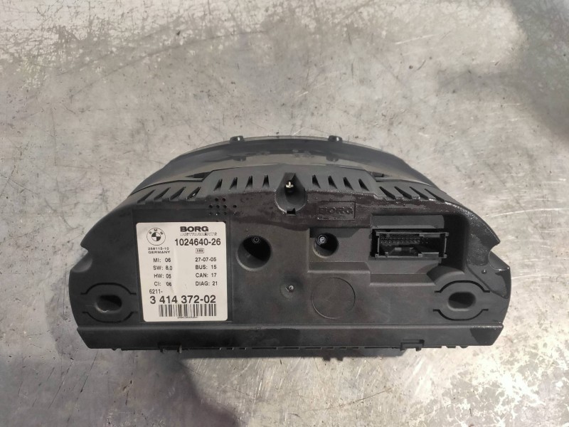 Recambio de cuadro instrumentos para bmw x3 (e83) 2.0d referencia OEM IAM 102464026 341437202 BORG