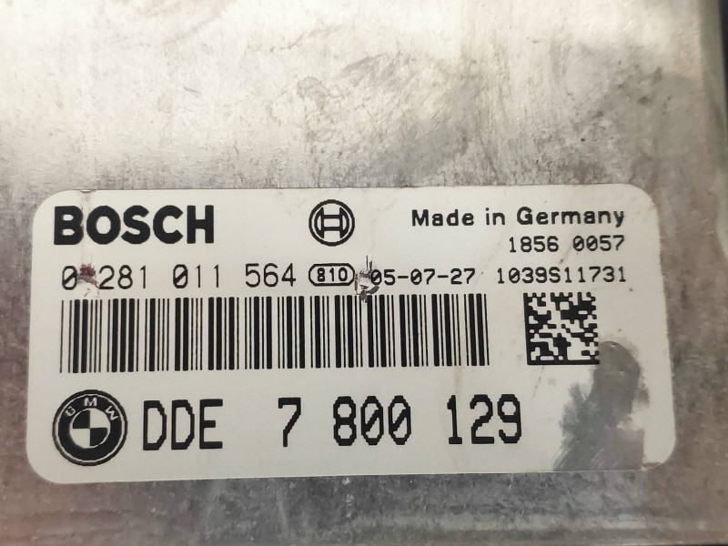 Recambio de centralita motor uce para bmw x3 (e83) 2.0d referencia OEM IAM 0281011564 1039S11731 DDE7800129 