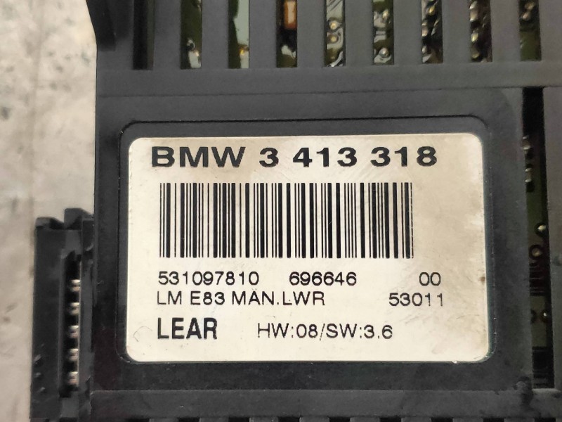 Recambio de modulo electronico para bmw x3 (e83) 2.0d referencia OEM IAM 3413318 531097810 696646 