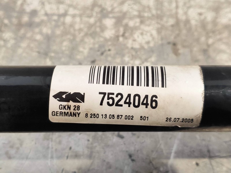 Recambio de transmision delantera derecha para bmw x3 (e83) 2.0d referencia OEM IAM 7524046  