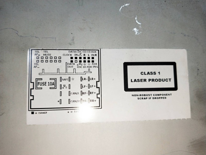 Recambio de sistema audio / radio cd para skoda praktik 1.4 tdi referencia OEM IAM 5J0035161  