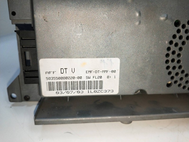 Recambio de sistema navegacion gps para peugeot 307 (s1) referencia OEM IAM 554550070514   Recambio de sistema navegacion gps para peugeot 307 (s1) referencia OEM IAM 554550070514