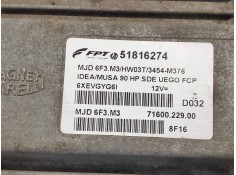 Recambio de centralita motor uce para lancia musa (184) platino referencia OEM IAM 51816274 7160022900  2