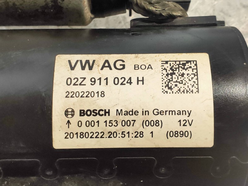 Recambio de motor arranque para volkswagen t6 transporter furgón largo ta referencia OEM IAM 0001153007 0001153007008 0001153008