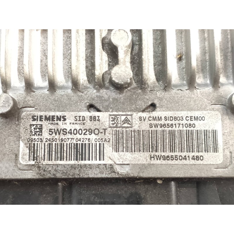 Recambio de centralita motor uce para peugeot 307 break / sw (s1) sw pack referencia OEM IAM 5WS40029OT 9656171080 9655041480 SI Recambio de centralita motor uce para peugeot 307 break / sw (s1) sw pack referencia OEM IAM 5WS40029OT 9656171080 9655041480 SI