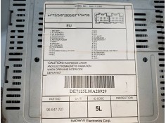 Recambio de sistema audio / radio cd para chevrolet aveo ls referencia OEM IAM 96647737   2