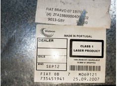 Recambio de sistema audio / radio cd para fiat bravo (198) 1.9 16v dynamic multijet referencia OEM IAM 735451941   2