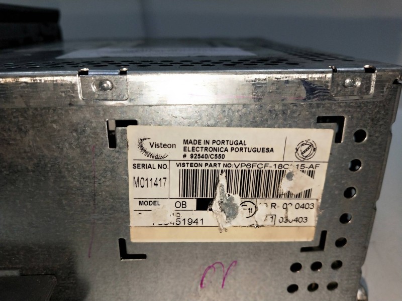 Recambio de sistema audio / radio cd para fiat bravo (198) 1.9 16v dynamic multijet referencia OEM IAM 735451941  