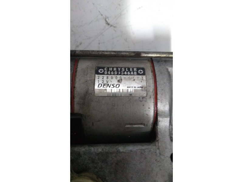 Recambio de motor arranque para chrysler 300 m (lr) 3.5 v6 referencia OEM IAM 2280006113 04609346AB 