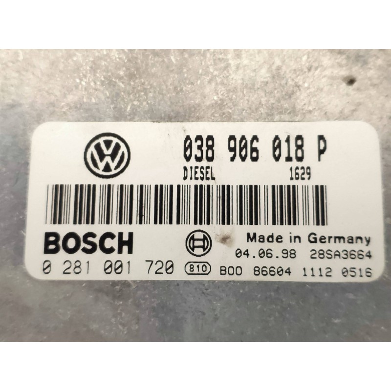 Recambio de centralita motor uce para volkswagen passat berlina (3b2) trendline syncro / 4motion referencia OEM IAM 0281001720 0