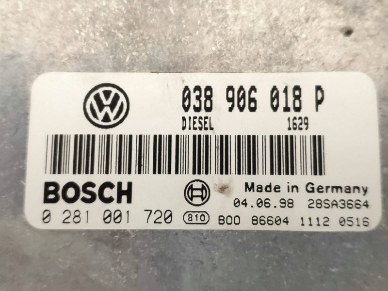 Recambio de centralita motor uce para volkswagen passat berlina (3b2) trendline syncro / 4motion referencia OEM IAM 0281001720 0