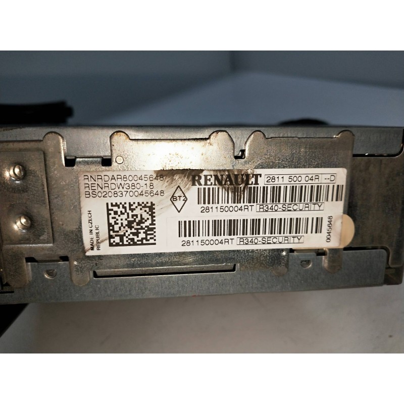 Recambio de sistema audio / radio cd para renault laguna iii 2.0 dci diesel fap referencia OEM IAM 281150004R  
