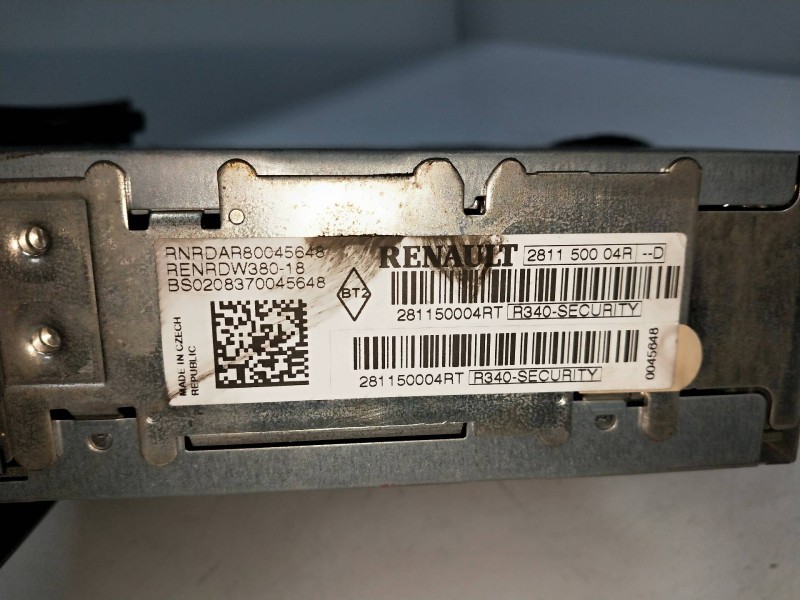 Recambio de sistema audio / radio cd para renault laguna iii 2.0 dci diesel fap referencia OEM IAM 281150004R  