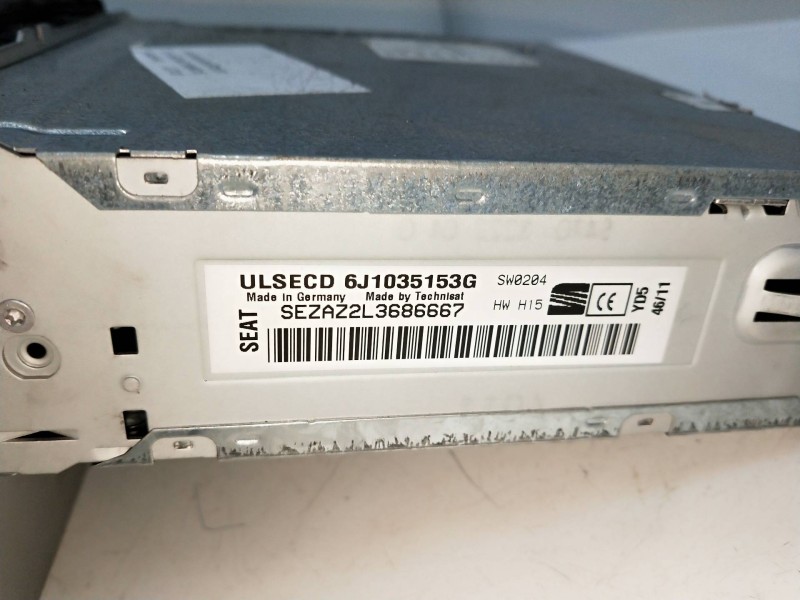 Recambio de sistema audio / radio cd para seat ibiza (6j5) 1.6 tdi referencia OEM IAM 6J1035153G  